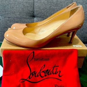 Christian Louboutin Simple Nude Pumps 1.5 inches
